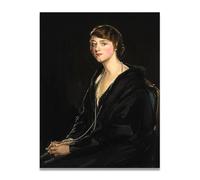 TNGHHSGA Una Signora Dignitosa Ritratto Realista e Scene di Guerra di John Lavery - Arte Eterna Irlandese per Decorazione Casa 40x52cm Non Incorniciato