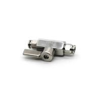 TNGNMGVSJ 1PC 3/8" BSP Both Side x 16mm Push in Ball Valve Homebrew Beer SUS304 with Stainless Hanlde