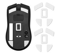 TNJPSEK Confezione da 2 adesivi scorrevoli leggeri per mouse da gaming, in vetro, adesivi di ricambio per un controllo fluido e precisione su qualsiasi superficie di gioco (PTFE)