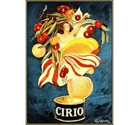 TNND Cirio Foods - Targa da parete in metallo per pubblicità italiana, in metallo, 20,3 x 30,5 cm