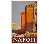 TNND Napoli Italia Vintage Poster Home Decor Arredamento Della Parete Arte Decorazione Della Parete Metallo Poster 20,3 x 30,5 cm