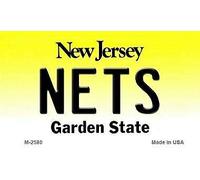 TNND Nets New Jersey State License Targa Targa 15,2 x 30,5 cm