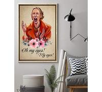 TNND Poster decorativo in metallo Friends Phoebe Buffay Oh My Eyes My Eyes, 20,3 x 30,5 cm