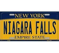 TNND - Targa in metallo con scritta "Niagara Falls New York", 15,2 x 30,5 cm
