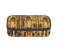 Tnnutp Antico Egitto Tribe Series Grande Astuccio Matita, Estetica Cerniera Matita, Grande Capacità Matita Pouch Cancelleria Pen Bag
