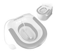 TNOMSNO Bidet Portatile, Bidet per WC con Sciacquone e Pieghevole, Bidet Portatile per WC, Bidet Portatile Post Parto per Donne Incinte, Cura Postpartum, Sollievo Dalle Emorroidi, Disabilità e Anziani