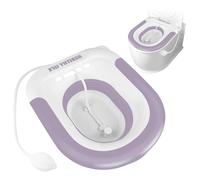 TNOMSNO Bidet Portatile per WC con Sciacquone Pieghevole, Post Parto per Donne Incinte, Cura Postpartum e Sollievo Dalle Emorroidi (Viola)