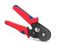 TNOMSNO Pinza Crimpatrice Capicorda, pinza crimpatrice, Pinza per Crimpare Le Punte Filo Elettrico Morbido, Terminale Isolato Capicorda Terminali, Crimpatrice per AWG23-7/0,25-10mm²
