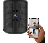 TnoxHD Telecamera per interni, mini telecamera di sicurezza wireless per la casa con visione notturna, rilevamento di movimento, registrazione 24/7, memorizzazione SD/cloud, WiFi, baby monitor