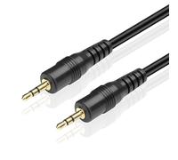 TNP Cavo Audio da 2,5 mm (3 Piedi) Maschio a Maschio da 2,5 mm a 2,5 mm - Jack per Cuffie Micorfono Connettore Spina del Cavo Professionale Estensione Adattatore Stereo per Telefoni Cellulari Gioco