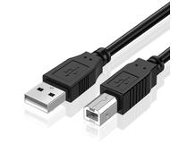 TNP - Cavo audio MIDI da USB A a USB B, da maschio a maschio, cavo MIDI a USB 2.0 tipo per computer, laptop, tastiera di pianoforte MIDI, proiettori, stampanti e apparecchiature con interfaccia USB