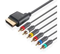 TNP - Cavo composito AV per Xbox 360, cavo video HDTV e RCA stereo con uscita audio SPDIF per Microsoft Xbox 360 e Xbox 360, sottile, supporta audio e video ad alta definizione [Xbox 360]