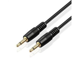 TNP Cavo da 3,5 mm (6FT, 1,8 m), Connettore jack audio telefonico per cuffie, Prolunga di estensione del sensore a infrarossi IR, 3,5 mm 1/8 "TS, Connettore mono jack audio da maschio a maschio