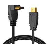 TNP - Cavo HDMI 4K ad angolo retto, 270 gradi, 1,8 m, ad alta velocità, 18 GBPs, cavo HDMI 4K 60Hz HDR 2K 2160p 1080p 1440p 3D ARC/eARC Ethernet per videogiochi Xbox One X PS 4 Pro e Apple TV HDTV