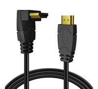 TNP - Cavo HDMI 4K ad angolo retto di 90 gradi, 18 GBPs, cavo HDMI ad alta velocità, supporta 4K 60Hz 2K 2160p 1440p 1080p 3D ARC/eARC Ethernet per videogiochi Xbox One PS 4 e Apple TV HDTV