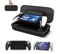 TNP Custodia da trasporto per PlayStation Portal, borsa da viaggio portatile per PS5 con custodia protettiva in silicone e 2 pellicole protettive per lo schermo, antiurto e anti-collisione