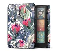 TNP Custodia per Kindle Paperwhite 12ª Generazione 2024 / Kindle Colorsoft Signature Edition - Cover Protettiva Folio in Pelle PU da 17,8 cm per Kindle Paperwhite Kids con Auto Sleep/Wake,