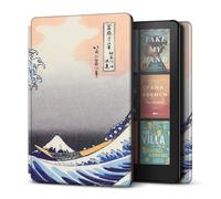 TNP - Custodia per Kindle Paperwhite di 12a generazione 2024 / Kindle Colorsoft Signature Edition - Custodia protettiva a libro in pelle PU da 7 pollici per Kindle Paperwhite Kids con funzione sleep