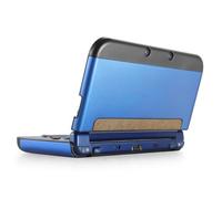 TNP Custodia protettiva compatibile con Nintendo NEW 3DS XL LL 2015, Blu - Guscio rigido a scatto in plastica e alluminio, protezione totale, design modificato senza cerniera