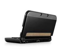 TNP Custodia Protettiva in Plastica Alluminio per Corpo Intero per New Nintendo 3DS XL LL 2015 in Pelle Rigida Protettiva Nera Switch Giochi Accessori Console Videogiochi Protezione Lite Case Cover