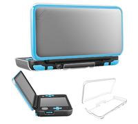 TNP - Custodia protettiva rigida trasparente per Nintendo 2DS XL LL, ultra trasparente, antigraffio, accessorio per Nintendo 2DS XL LL, Trasparente