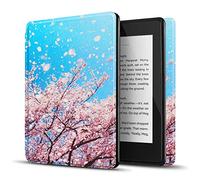 TNP - Custodia sottile per Kindle Paperwhite 10ª generazione 2018, con funzione di spegnimento automatico, compatibile con Amazon Kindle Paperwhite versione 2019 2020 (fiori di ciliegio)