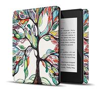 TNP - Custodia sottile per Kindle Paperwhite 10th Gen / 10 Generation 2018, con funzione di spegnimento automatico, compatibile con Amazon Kindle Paperwhite versione 2019 2020 (Life Love Tree)