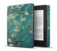 TNP - Custodia sottile per Kindle Paperwhite 10th Gen / 10 Generation 2018, con funzione di spegnimento automatico, compatibile con Amazon Kindle Paperwhite versione 2019 2020 (fiori di mandorla)