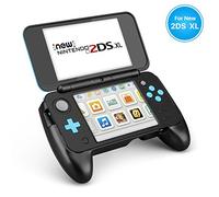 TNP Impugnatura new nintendo 2ds xl, Controller grip accessori gioco, Copertura protettiva in gomma custodia antiscivolo ergonomica comfort, Impugnatura con kick-stand per new nintendo 2ds xl 2017