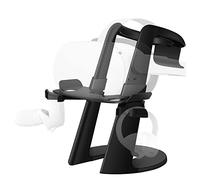 TNP VR - Supporto per cuffie per Oculus Quest 2, touch controller, supporto per docking station, nero, Meta Quest 2, Rift, Rift S/ Samsung Odyssey VR Stand / Valve Index / HTC Vive / Valve Index