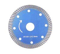 TNPLKIUYT Disco da Taglio Diamantato Turbo Continuo 110x1,2x20mm Blu