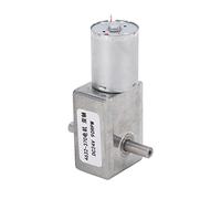 TNPLKIUYT Motoriduttore 24 V CC doppio albero turbina quadrata in ottone alluminio for porte argani robotica