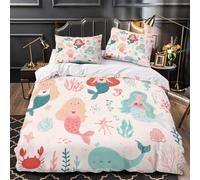 TNSGHAVED Bambole Matrioska copripiumino Set di 3 Pezzi ultra microfibra motivo 3D con federe per cuscini incluso federe Popolo russo Set Di Copripiumino for ragazze e bambini Double（200x200cm）