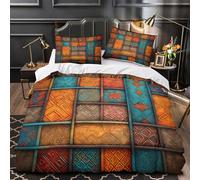 TNSGHAVED Cavallo equestre Set Di Copripiumino 3 Pezzi morbida microfibra motivo 3D incluso federe con federa Ritratto equino artistico copripiumino for bambini adulti ragazzi Double（200x200cm）