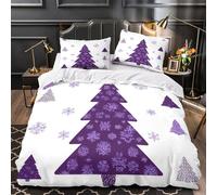 TNSGHAVED Christmas_chickens Set Di Copripiumino 3 pezzi microfibra stampa di 3D incluso federe con federa per cuscini Stile festivo invernale copripiumino for adulti e ragazze Double（200x200cm）