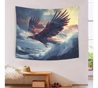 TNSGHAVED Eagle Stampa 3D Arazzo Da Parete Poster Ornamento Murale Tapestry Accessori Divisori Arazzo Per La Decorazione Della Casa 70cmx100cm
