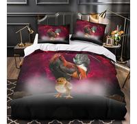 TNSGHAVED Farfalle romantiche copripiumino Set di 3 Pezzi microfibra morbida stampa 3D cerniera nascosta incluso federe Musica Amore Design Set Di Copripiumino for adulti e ragazze Double（200x200cm）