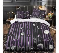 TNSGHAVED Nave pirata Set Di Copripiumino 3 Pezzi morbida microfibra motivo 3D incluso federe con federa mare tempestoso scuro copripiumino for bambini adulti ragazzi Super king（260x220cm）