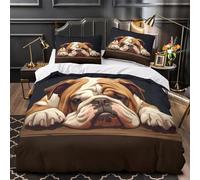 TNSGHAVED Orso bruno in piedi copripiumino Biancheria da letto 3 pezzi stampa 3D con federe per cuscini incluso federe Set Di Copripiumino for adolescenti e adulti Super king（260x220cm）