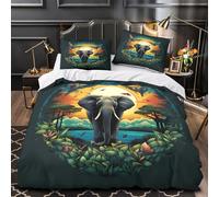 TNSGHAVED Ritratto di cavallo elegante Set Di Copripiumino 3 Pezzi ultra microfibra motivo 3D con cerniera con federe per cuscini Equestre classico copripiumino for ragazzi e adulti King（220x240cm）