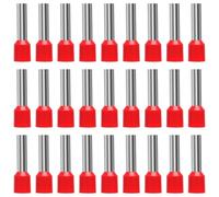 TNSLAND 150 manicotti terminali in polipropilene, 10 mm2, lunghezza 18 mm, parzialmente isolati, in rame, stagnato, per garage, scatole di distribuzione, ricambi auto, meccanici, officine