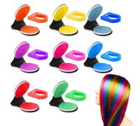 TNSLAND 8 Couleurs pour Cheveux Lavables, Craie pour Cheveux pour les Filles, Colore Capelli Temporaneo, Capelli Colorati Bambina, Couleur pour Cheveux pour le Bricolage fête Anniversaire Halloween