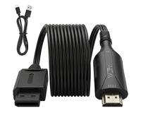 TNSLAND Adattatore HDMI per Wii, Cavo da Wii A HDMI Da 1 M, Convertitore Da Wii A HDMI 1080p/720p, Plug And Play, Supporta Tutte le Modalità di Visualizzazione Wii per Wii/Wii U/HDTV/Monitor (Nero)