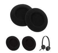 TNSLAND Cuscinetti per Cuffie 50mm Set 4 Pezzi - Earpads in Schiuma Morbida E Traspirante, Cuscinetti Auricolari di Ricambio Universali, Lavabili E Resistenti, Compatibili con Cuffie E Headset