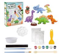 TNSLAND Dinosauri Colori Bambini 2 anni Dinosauri per Bambini Giochi Bambino 5 anni Giochi Bambini 7 anni Kit Pittura Bambini Giochi per Bambini di 3 anni Giochi Creativi Regalo Bambino 3 anni