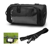 TNSLAND Impermeabile Borsa Bici Manubrio, Borsa Manubrio Bici con Touchscreen e Cinghia Rimovibile, 3L Marsupio Bici per E-Bike, Bikepacking per Tutte le Biciclette