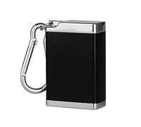 TNSLAND Posacenere Portatile in Tasca, Porta Mozziconi Tascabile,Posacenere Tascabile con Portachiavi e Coperchio,Posacenere Leggero Isolato Ultra Sigillato per Uso Esterno Viaggio