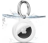 TNSNK Waterproof for Apple Airtag Holder Case with Lock, Airtag Pendant Key Ring Case with Keychain for Luggage/Bicycles/Pets