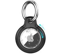 TNSNK Waterproof for Apple Airtag Holder Case with Lock, Airtag Pendant Key Ring Case with Keychain for Luggage/Bicycles/Pets