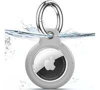 TNSNK Waterproof for Apple Airtag Holder Case with Lock, Airtag Pendant Key Ring Case with Keychain for Luggage/Bicycles/Pets